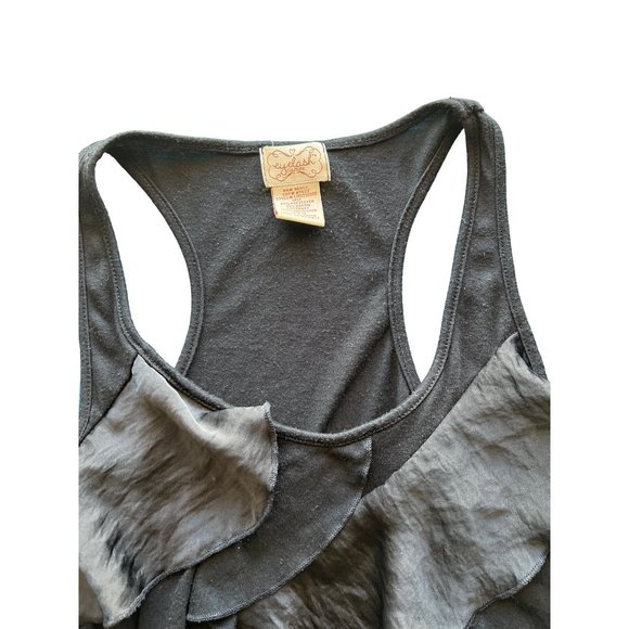 💙💛💛Eye Lash Couture Ruffle  Shirt M 💙💛💛 - Picture 3 of 8